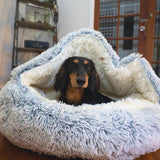 Cozycave Knuffelbed WoofSpot™ | Premium Komfort Hundeseng
