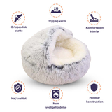 Cozycave Knuffelbed WoofSpot™ | Premium Komfort Hundeseng