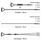 Split Nylon Hundesnor til Tre Hunde