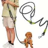 Håndfri Hundesnor Nylon Nem At Gå Med