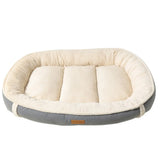 Miljøvenlig Corduroy Seng til Hunde - Blød, Holdbar og Maskinvaskbar