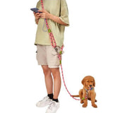 Håndfri Hundesnor Nylon Nem At Gå Med
