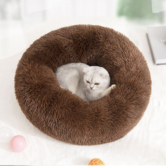 Fluffy™ | Komfortabel Donut Krammeseng til Husdyr
